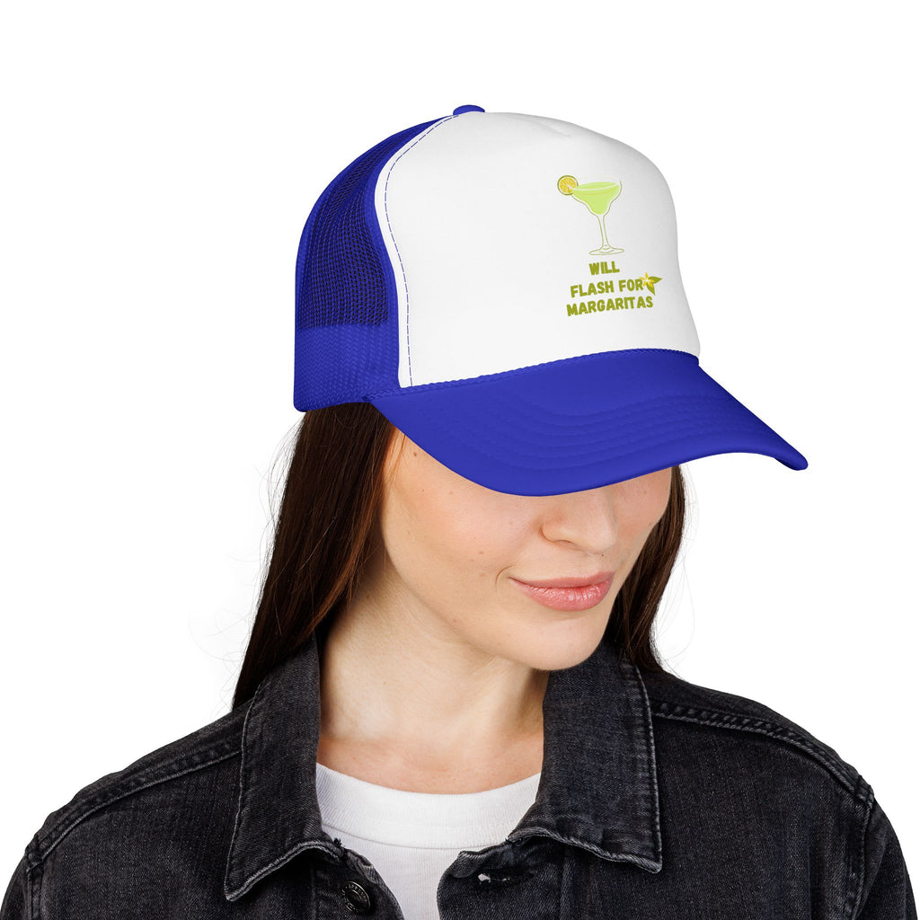 Margarita Foam Trucker Hat — "Still Plays for Margaritas" Mesh Cap