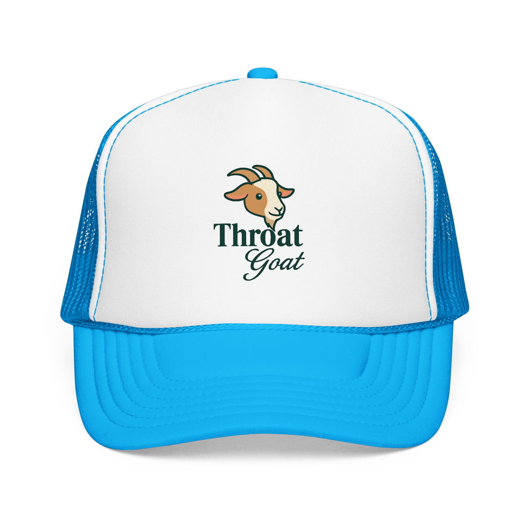Trucker Hat — 'Throat Goat' Vintage Goat Logo Foam Cap