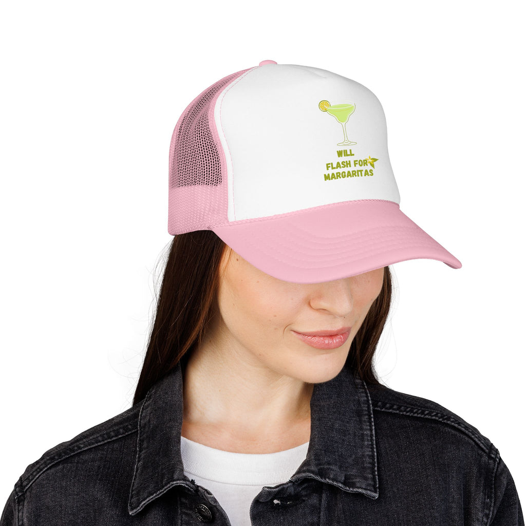 Margarita Foam Trucker Hat — "Still Plays for Margaritas" Mesh Cap