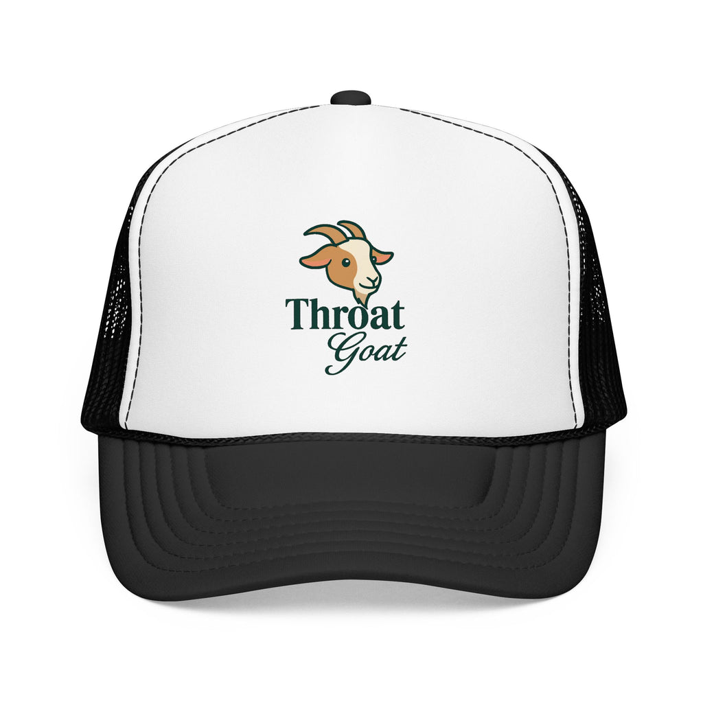 Trucker Hat — 'Throat Goat' Vintage Goat Logo Foam Cap