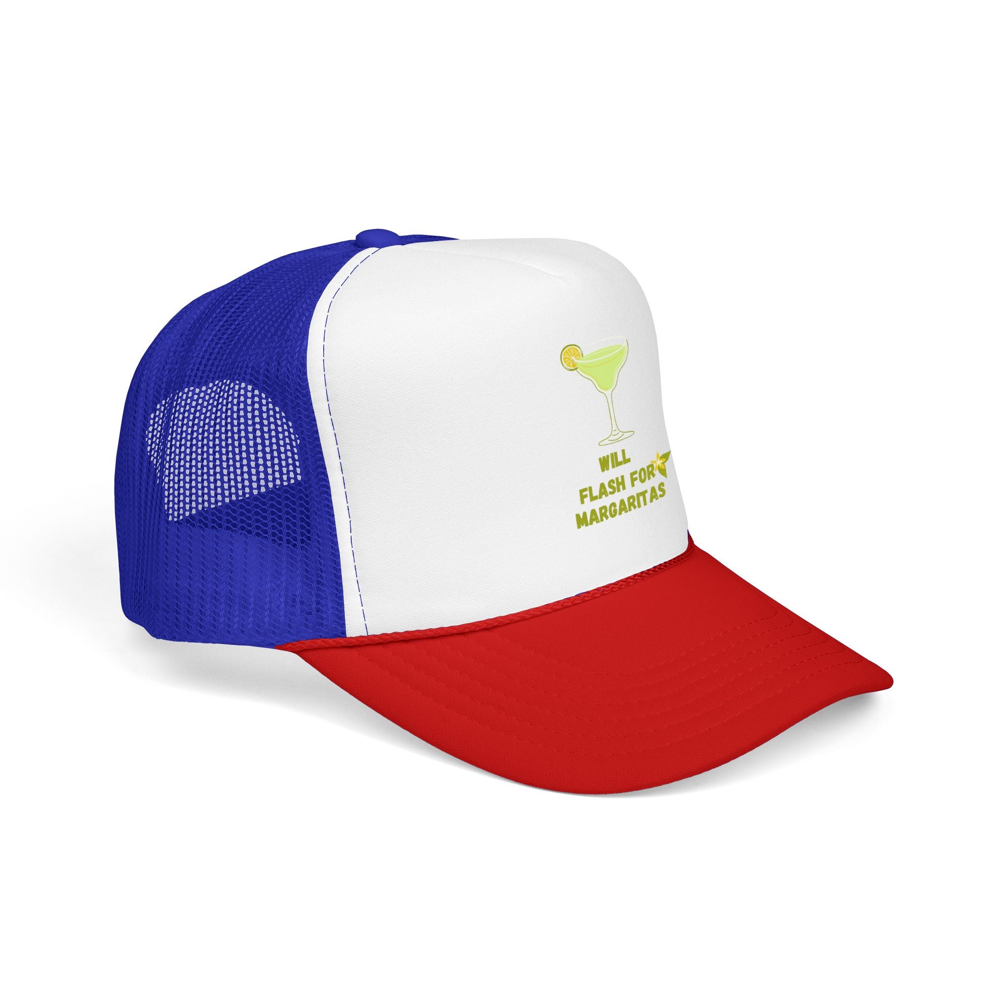 Margarita Foam Trucker Hat — "Still Plays for Margaritas" Mesh Cap