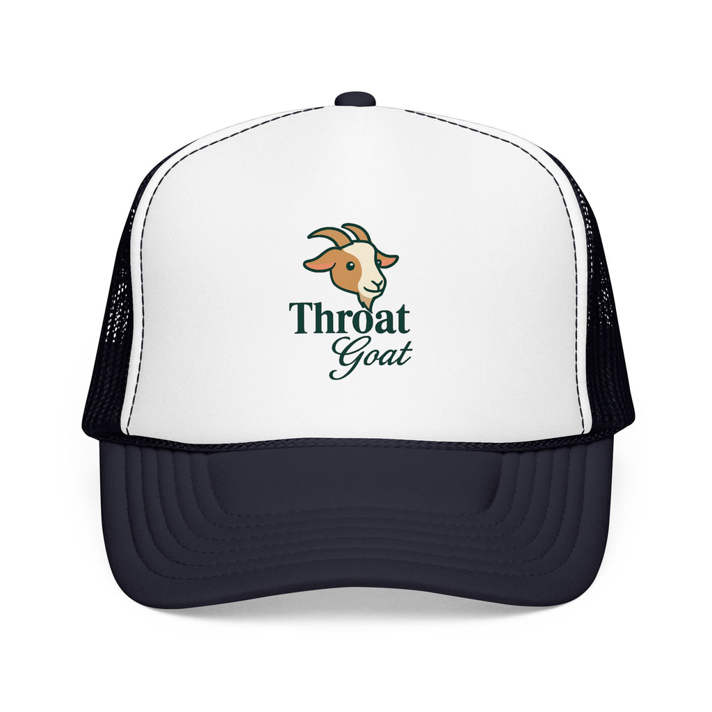 Trucker Hat — 'Throat Goat' Vintage Goat Logo Foam Cap