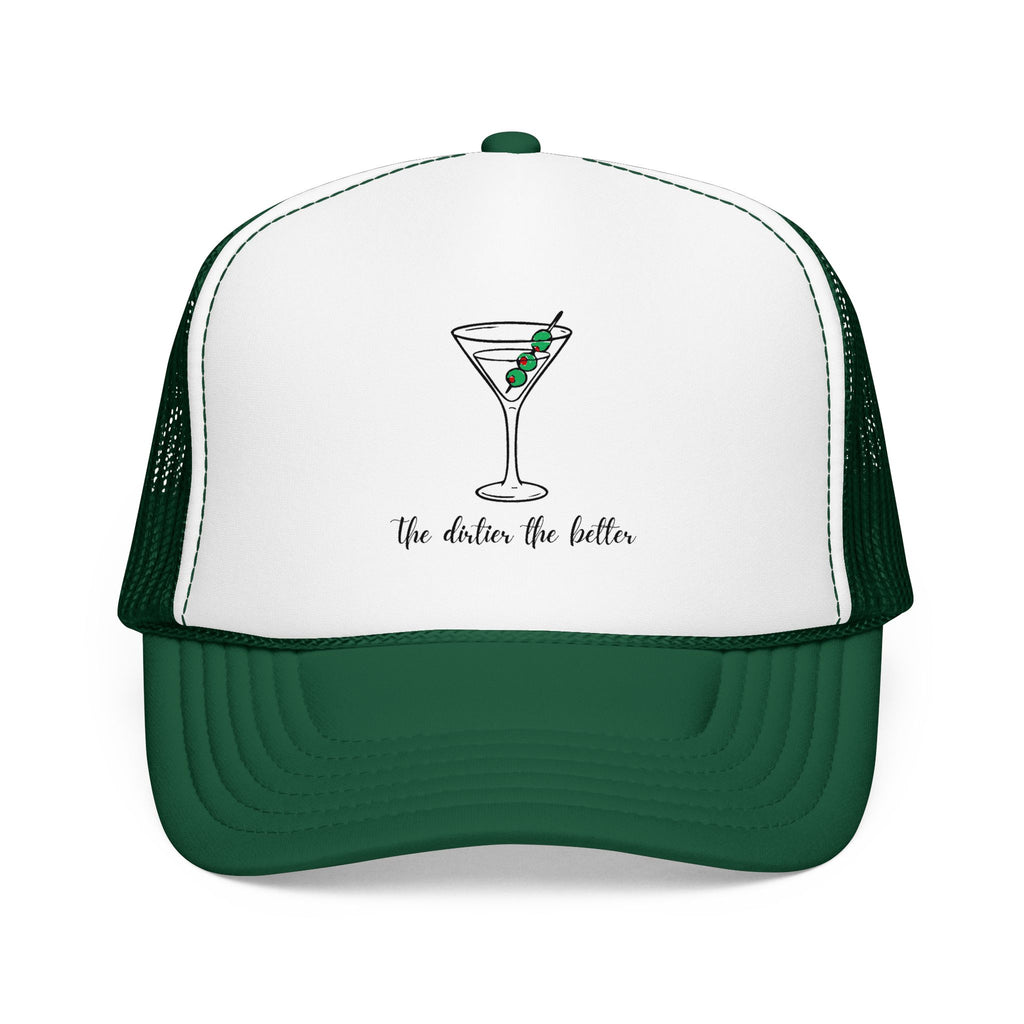 Martini Foam Trucker Hat — 'The Drink Up Butter' Vintage Cocktail Mesh Cap