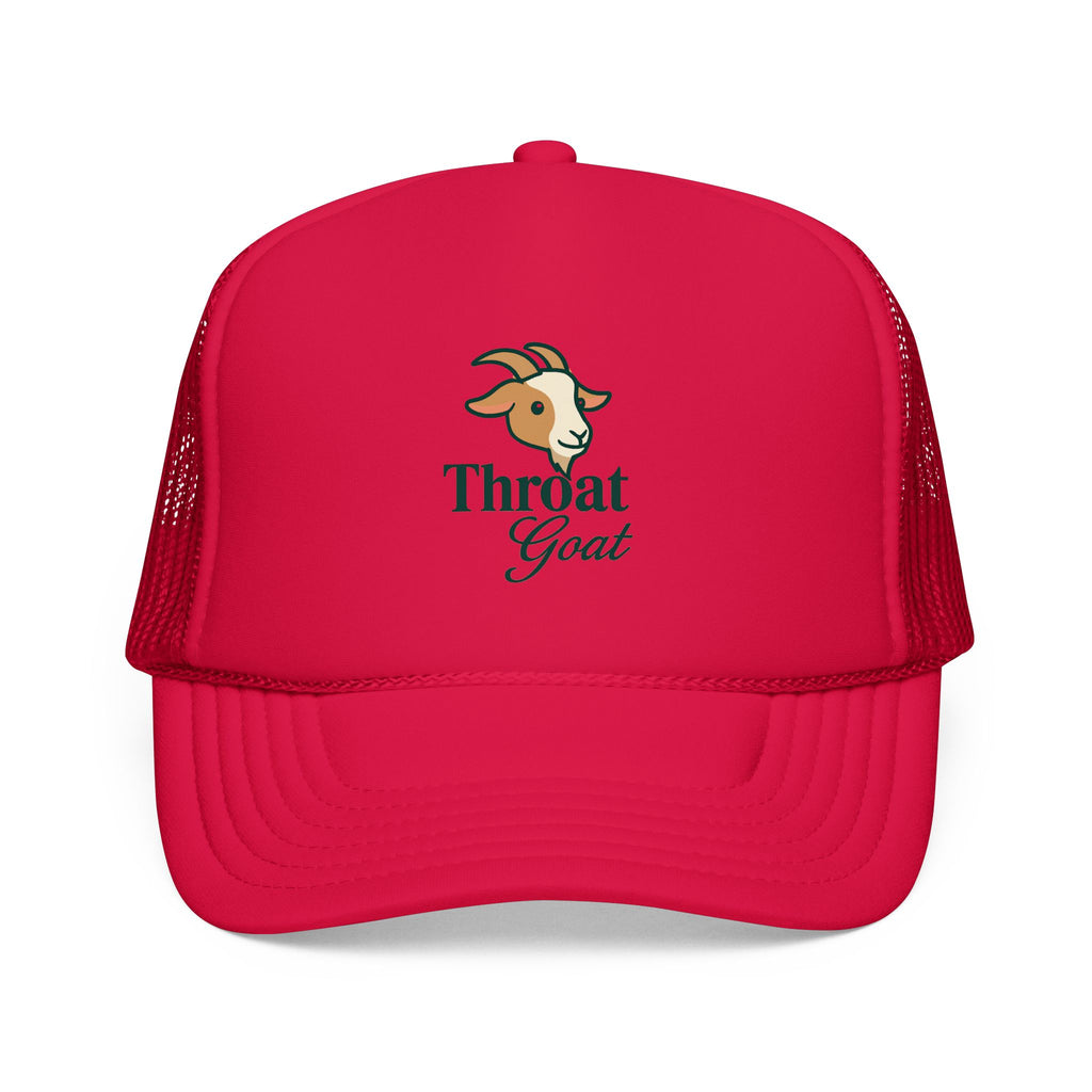 Trucker Hat — 'Throat Goat' Vintage Goat Logo Foam Cap