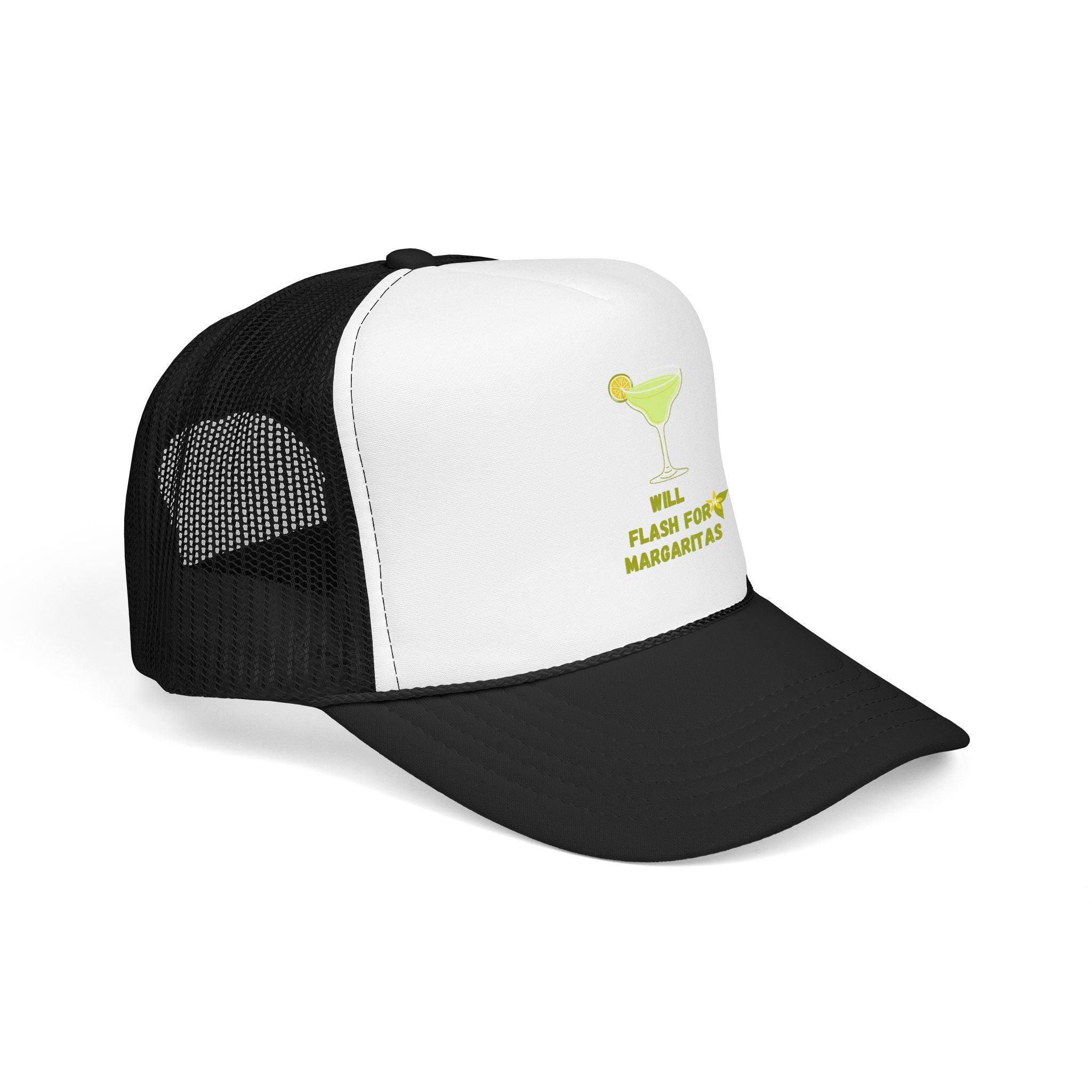 Margarita Foam Trucker Hat — "Still Plays for Margaritas" Mesh Cap