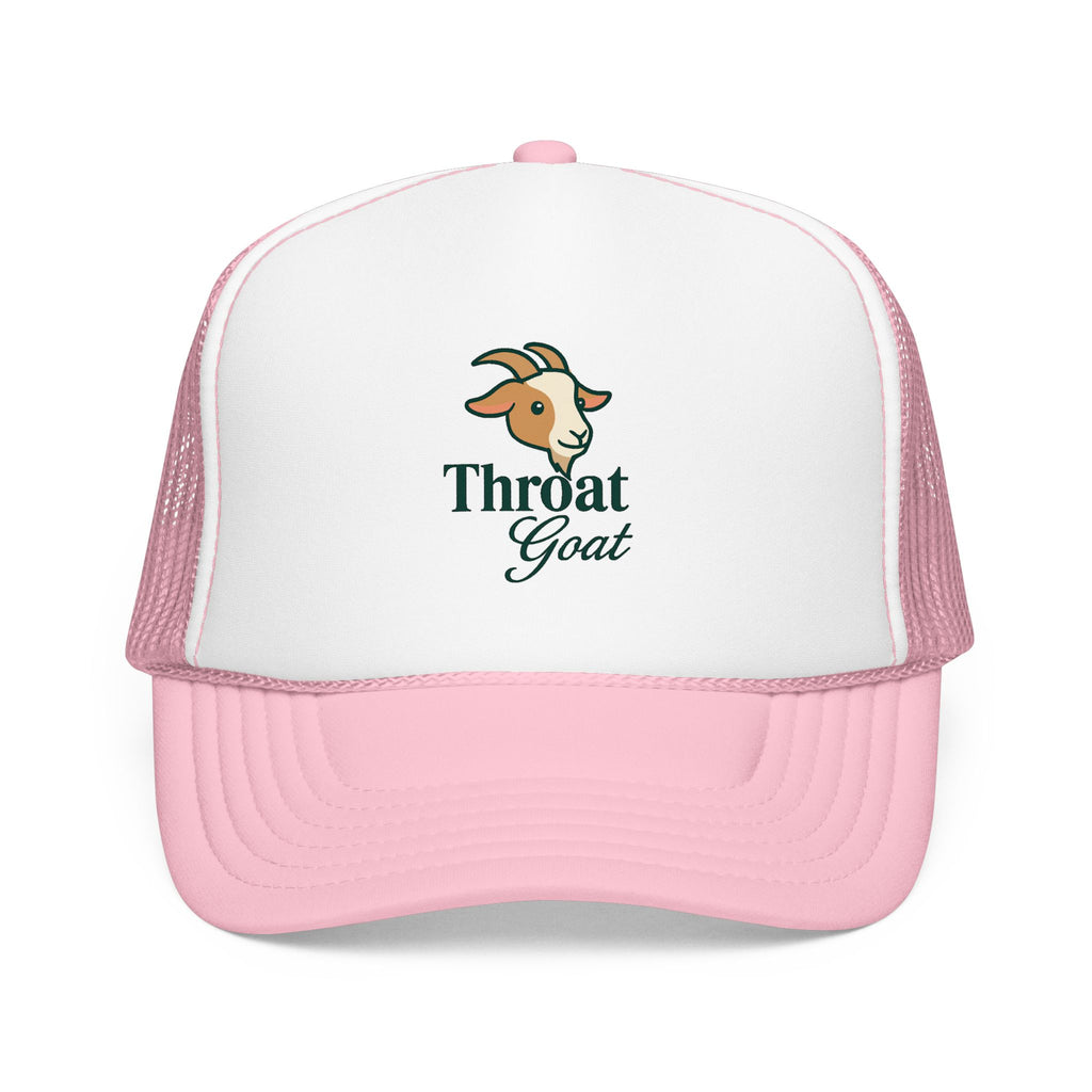Trucker Hat — 'Throat Goat' Vintage Goat Logo Foam Cap