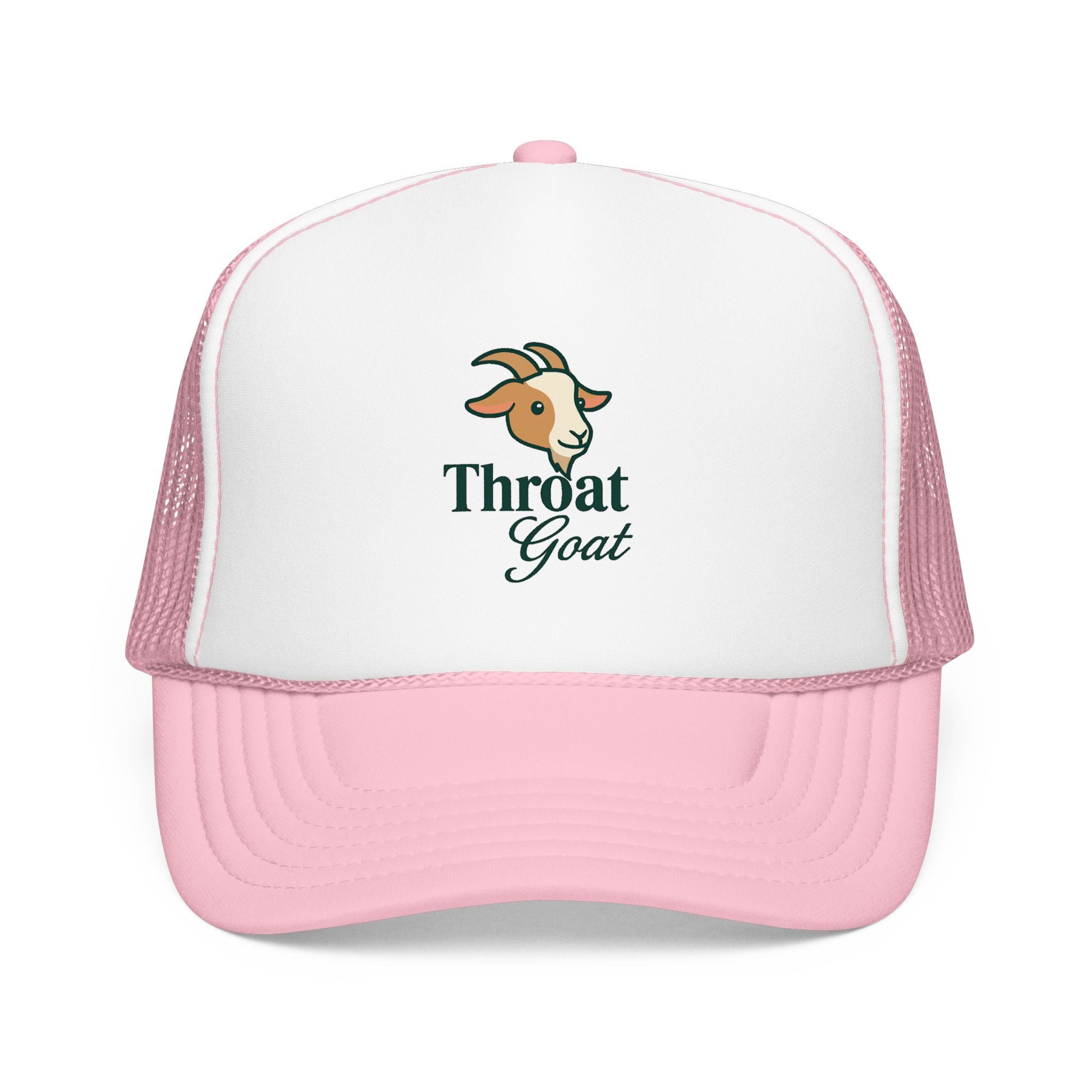 Trucker Hat — 'Throat Goat' Vintage Goat Logo Foam Cap