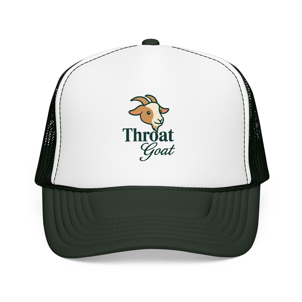 Trucker Hat — 'Throat Goat' Vintage Goat Logo Foam Cap