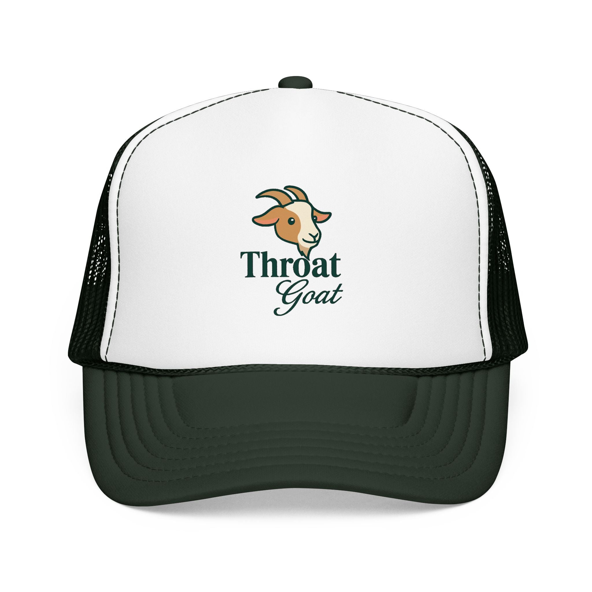 Trucker Hat — 'Throat Goat' Vintage Goat Logo Foam Cap