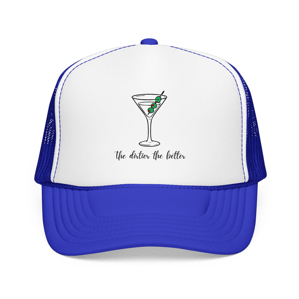 Martini Foam Trucker Hat — 'The Drink Up Butter' Vintage Cocktail Mesh Cap