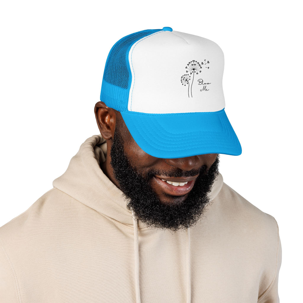Dandelion Breeze Trucker Hat — 'Make a Wish' Foam Mesh Cap