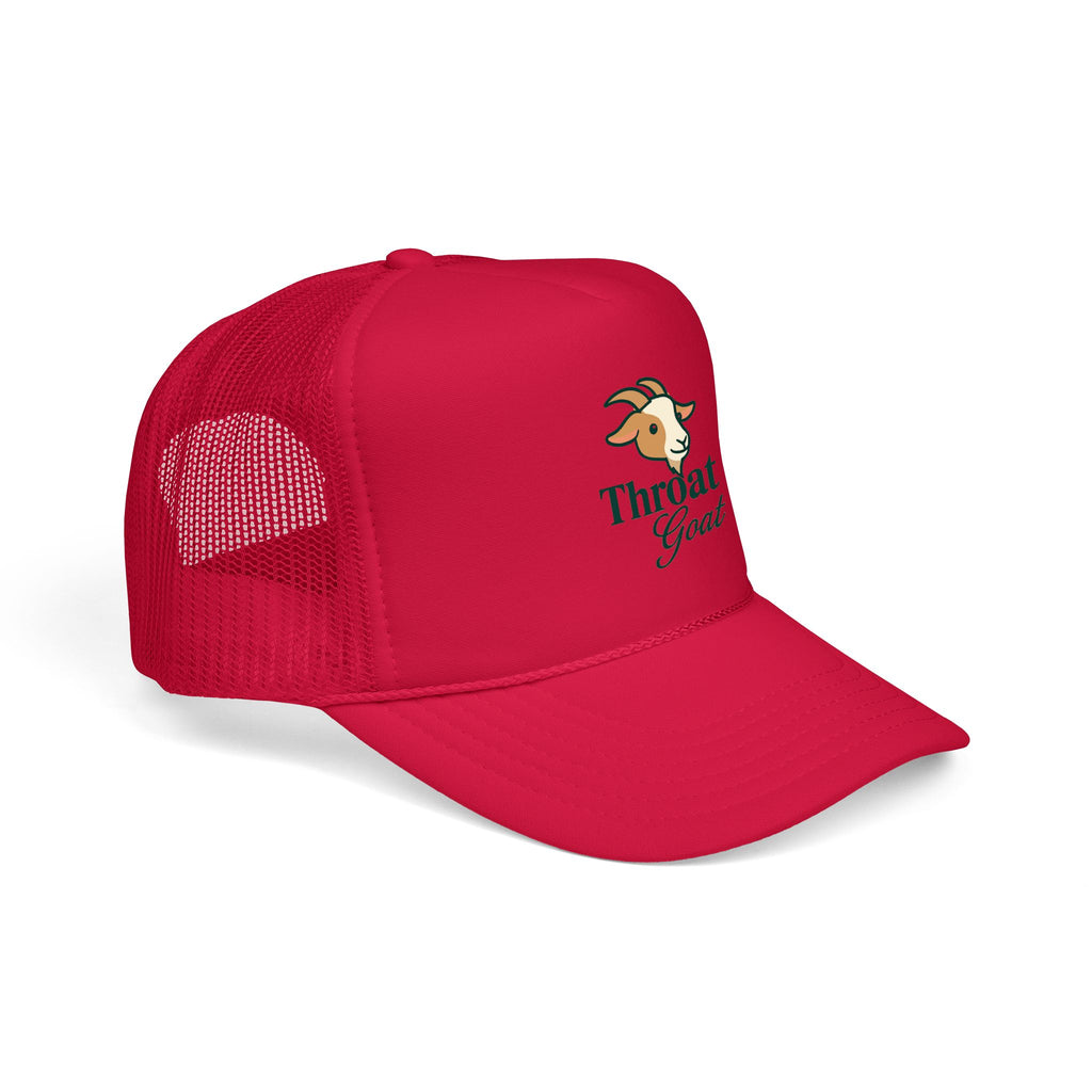 Trucker Hat — 'Throat Goat' Vintage Goat Logo Foam Cap