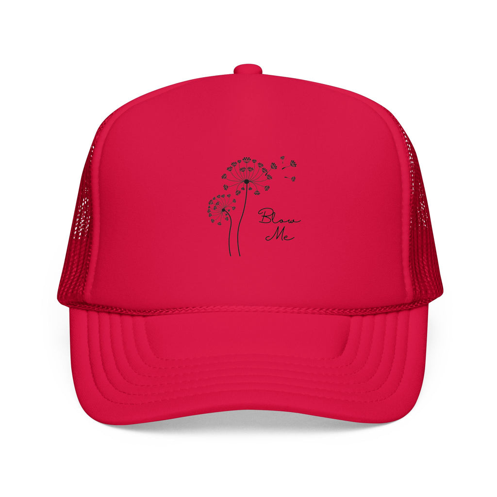 Dandelion Breeze Trucker Hat — 'Make a Wish' Foam Mesh Cap