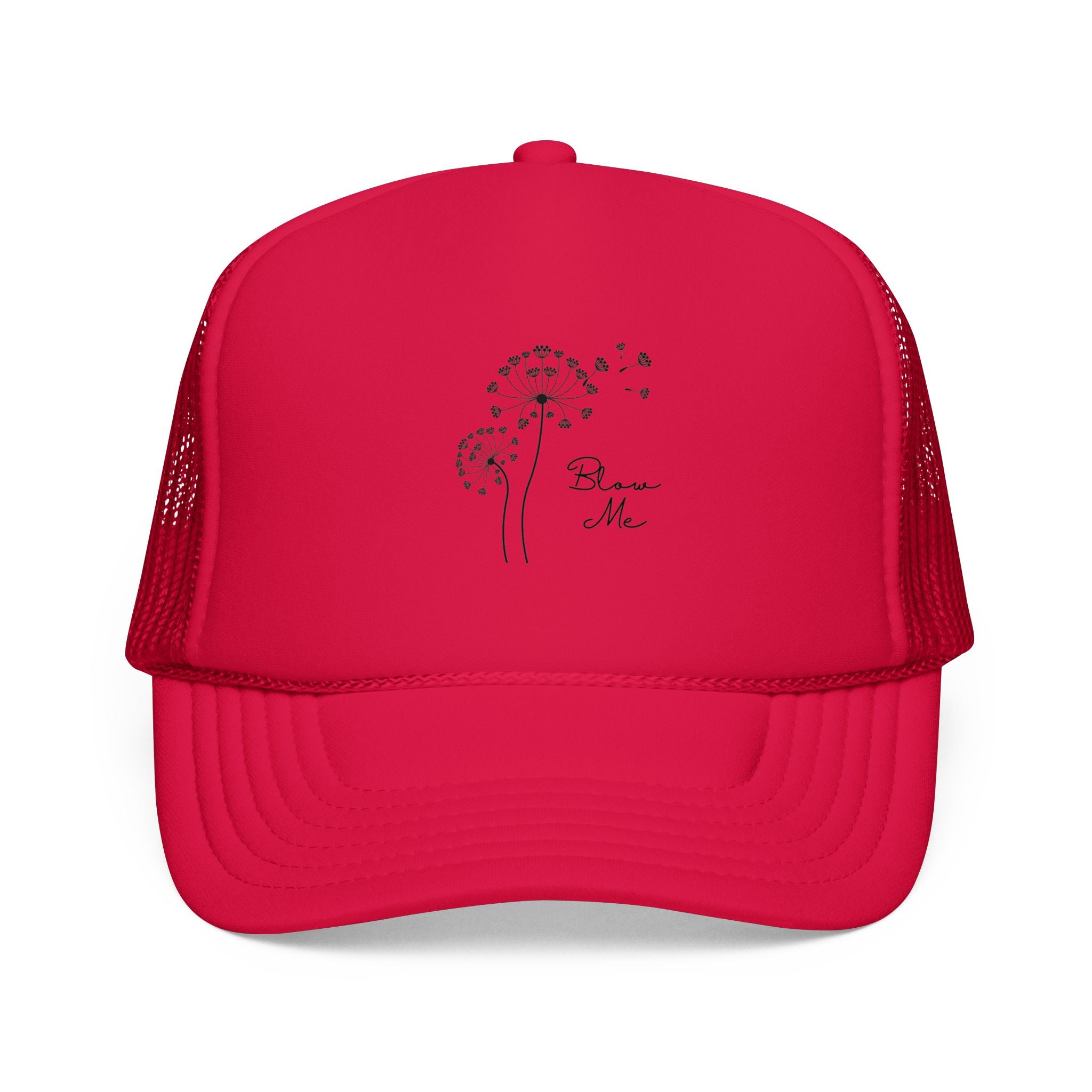 Dandelion Breeze Trucker Hat — 'Make a Wish' Foam Mesh Cap