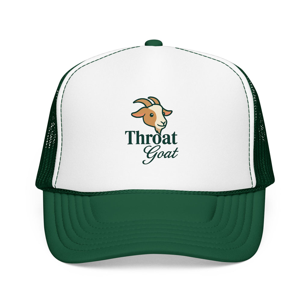 Trucker Hat — 'Throat Goat' Vintage Goat Logo Foam Cap
