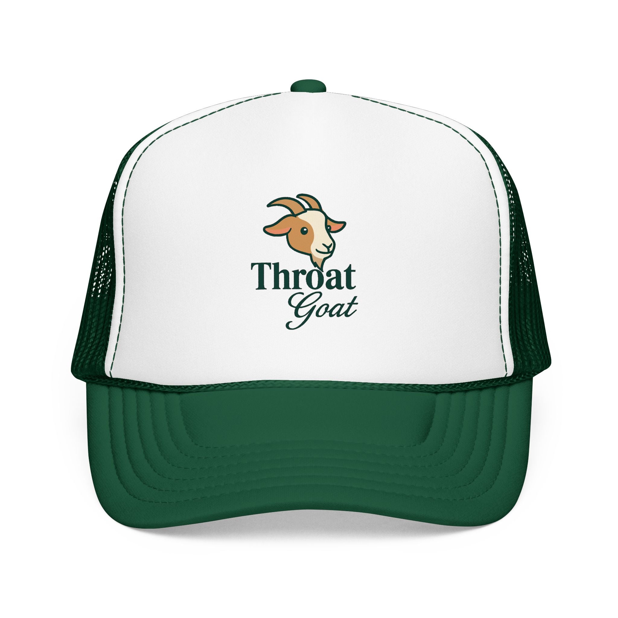 Trucker Hat — 'Throat Goat' Vintage Goat Logo Foam Cap