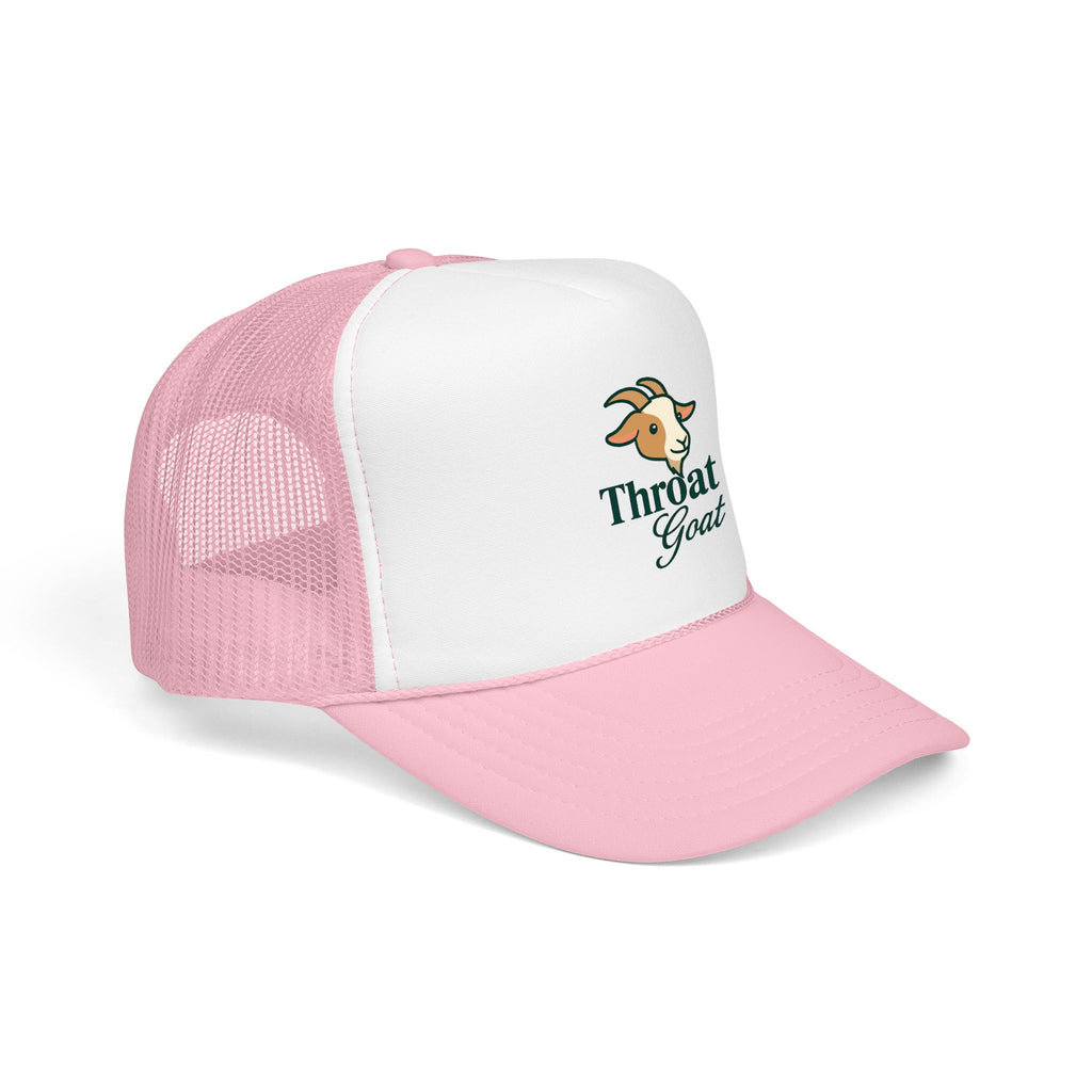 Trucker Hat — 'Throat Goat' Vintage Goat Logo Foam Cap