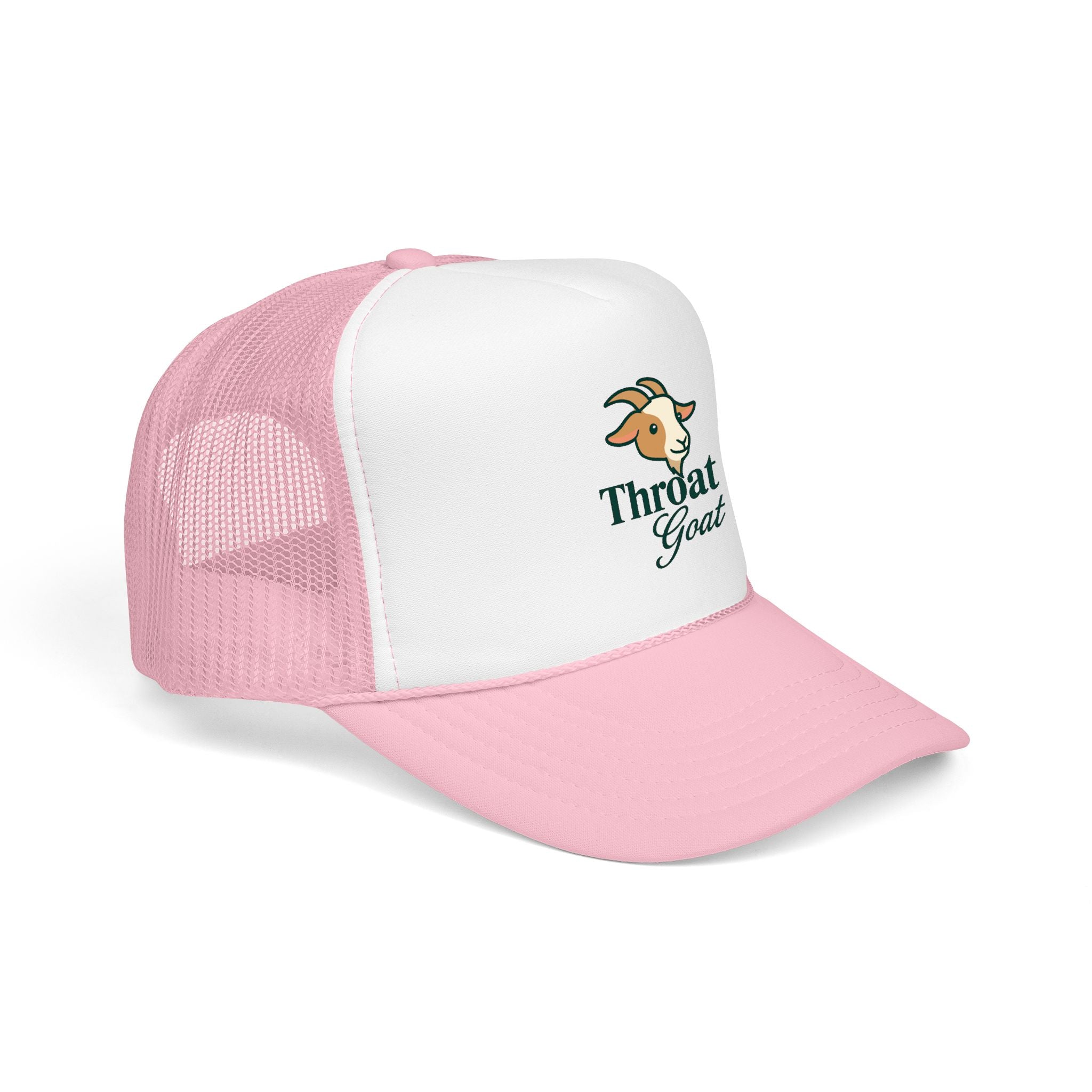 Trucker Hat — 'Throat Goat' Vintage Goat Logo Foam Cap