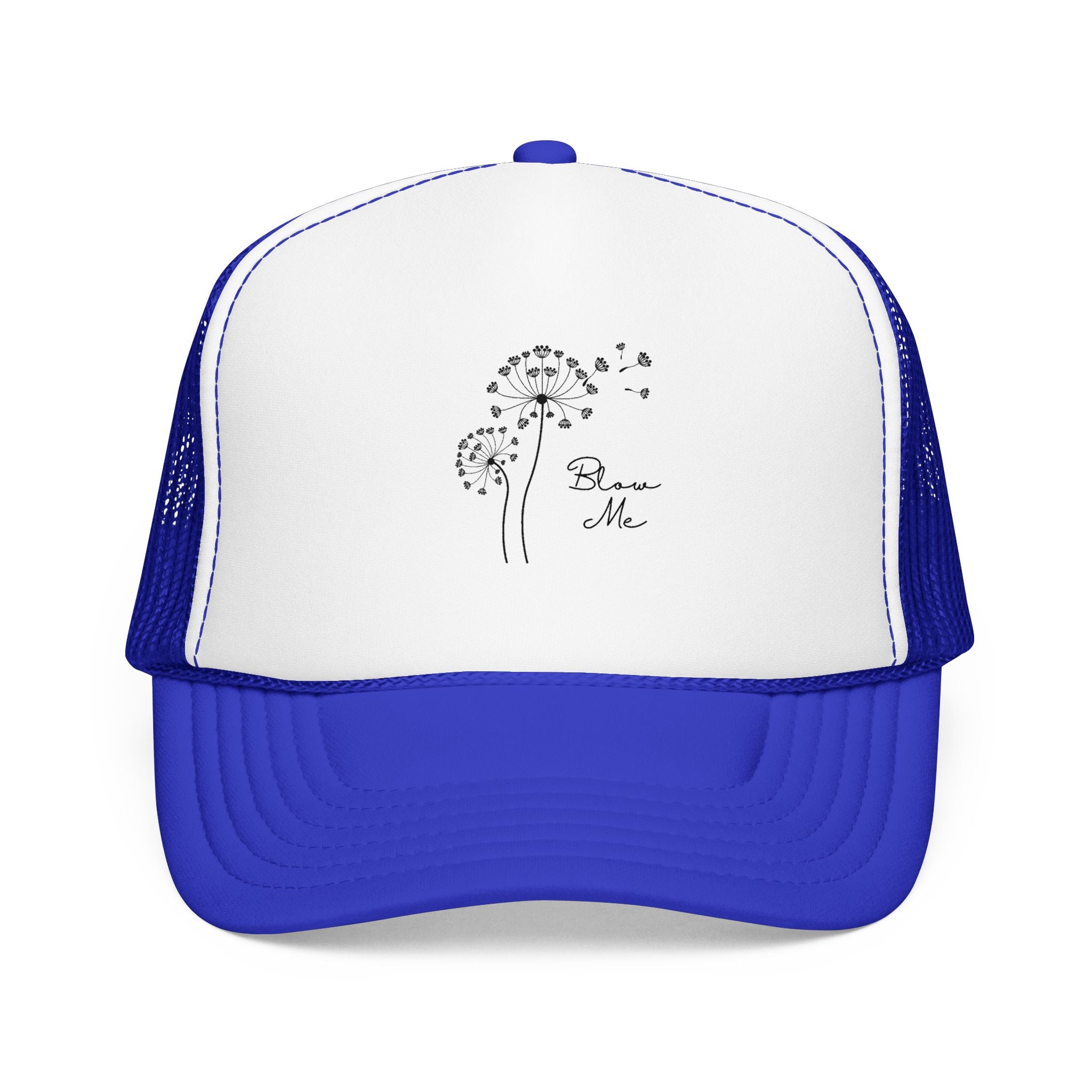 Dandelion Breeze Trucker Hat — 'Make a Wish' Foam Mesh Cap