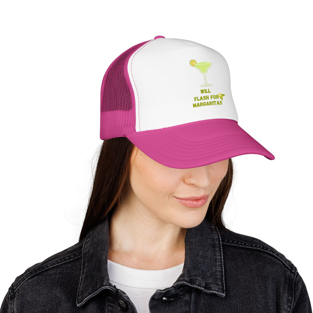 Margarita Foam Trucker Hat — "Still Plays for Margaritas" Mesh Cap