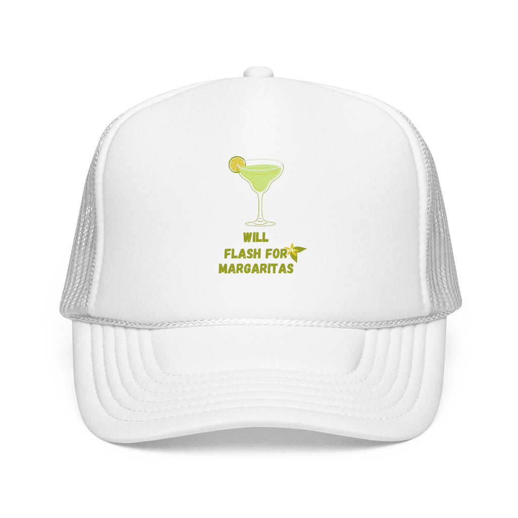 Margarita Foam Trucker Hat — "Still Plays for Margaritas" Mesh Cap