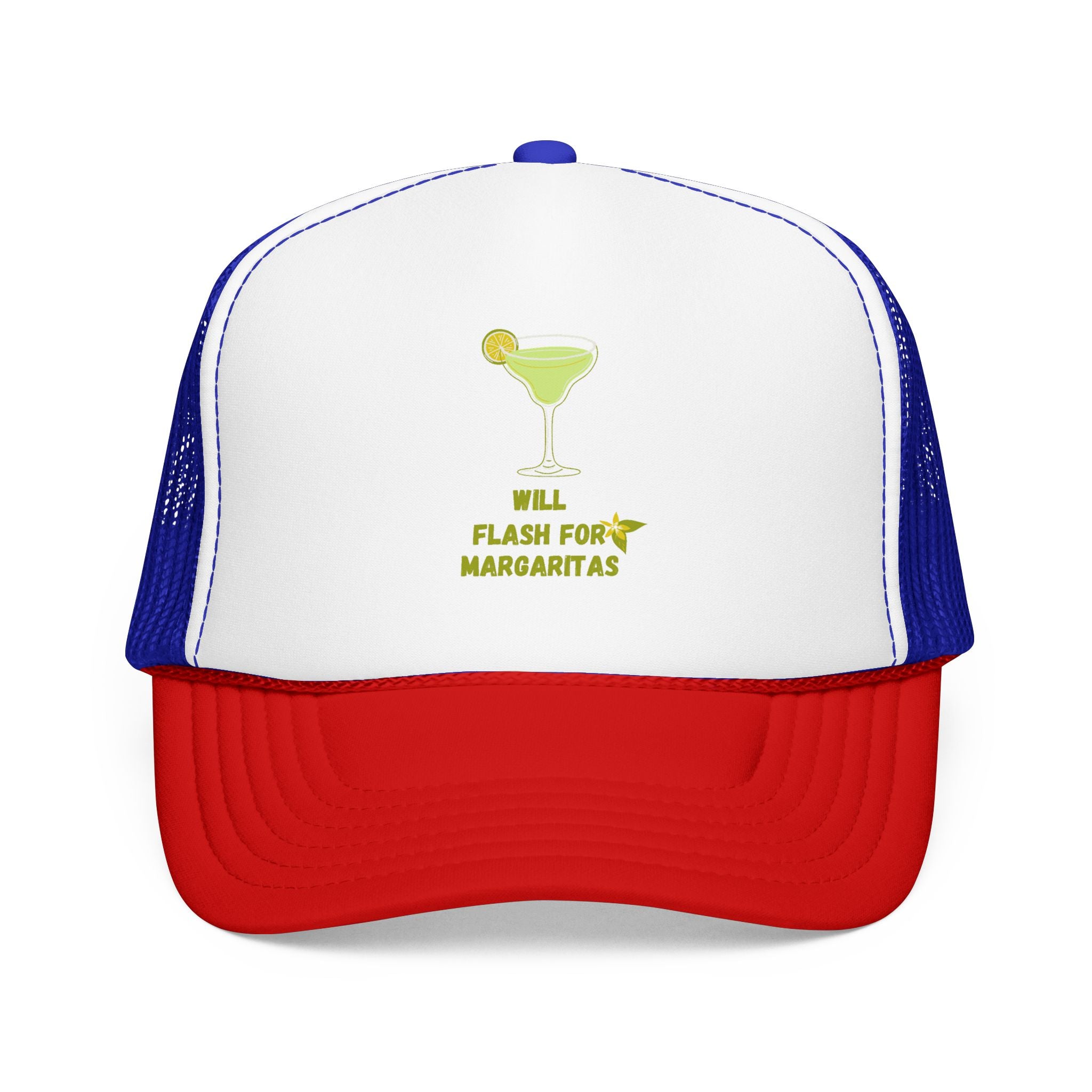 Margarita Foam Trucker Hat — "Still Plays for Margaritas" Mesh Cap