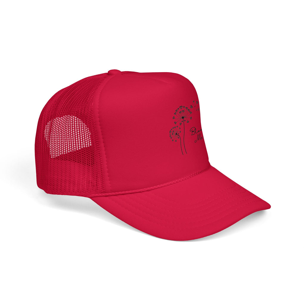 Dandelion Breeze Trucker Hat — 'Make a Wish' Foam Mesh Cap