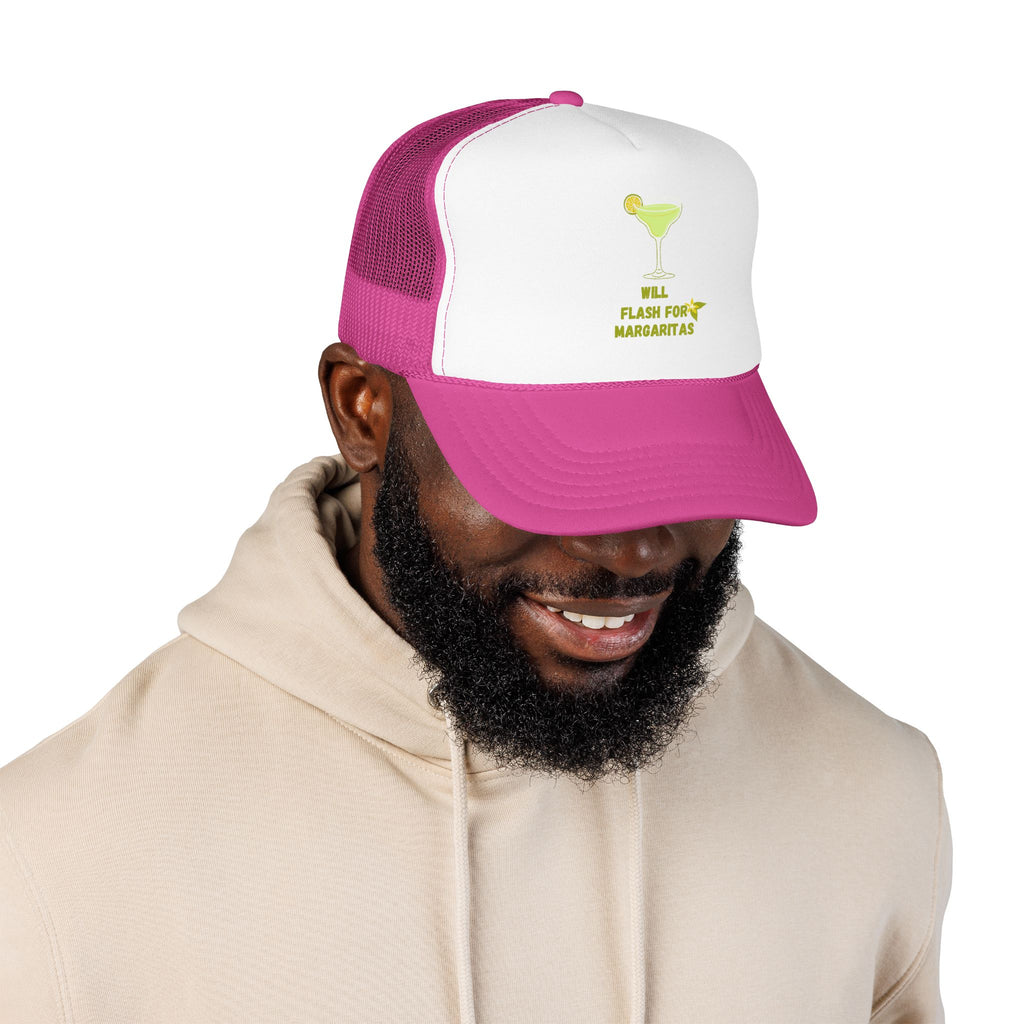 Margarita Foam Trucker Hat — "Still Plays for Margaritas" Mesh Cap