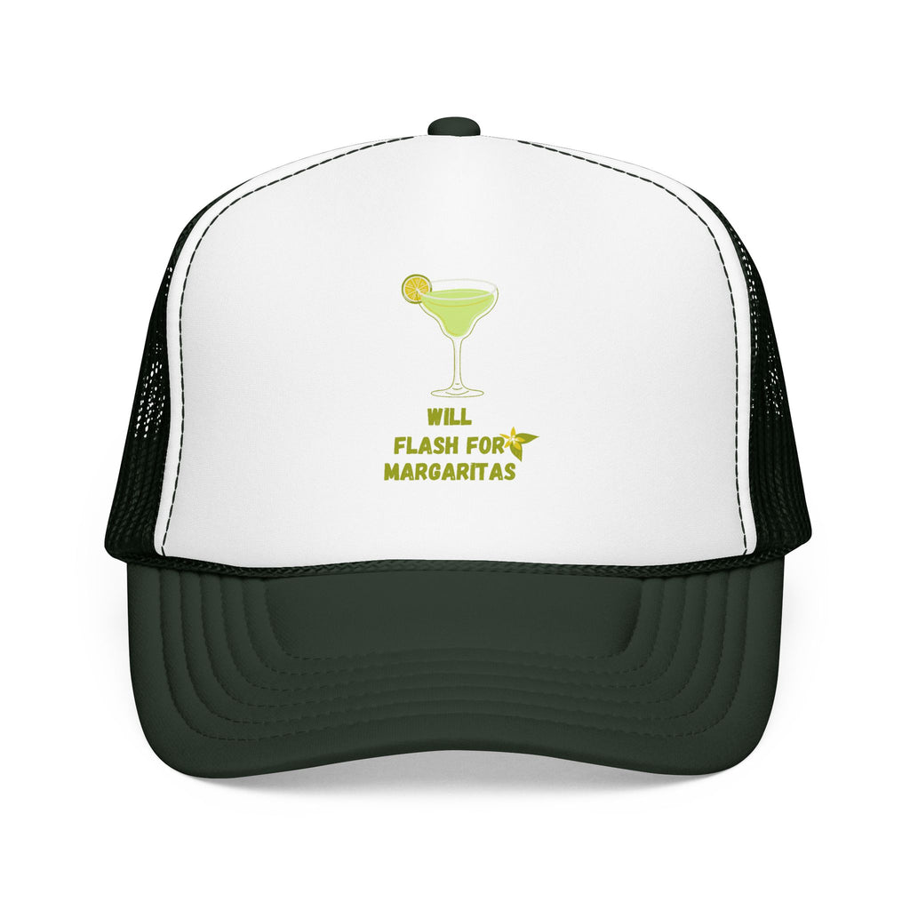 Margarita Foam Trucker Hat — "Still Plays for Margaritas" Mesh Cap
