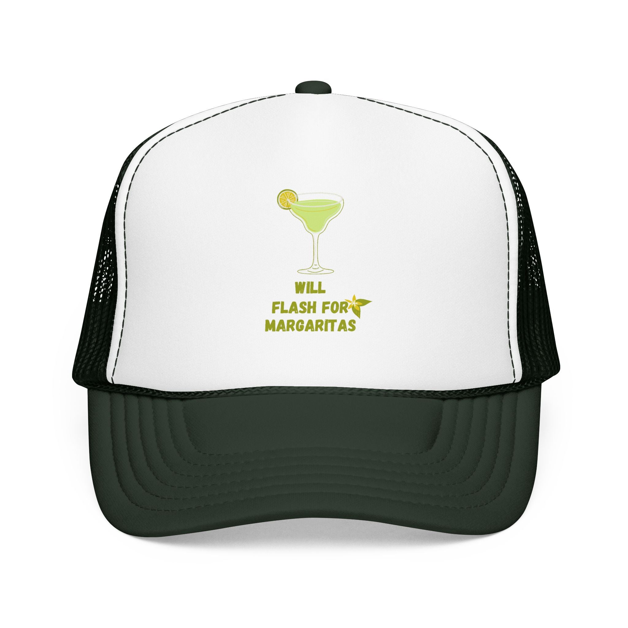 Margarita Foam Trucker Hat — "Still Plays for Margaritas" Mesh Cap