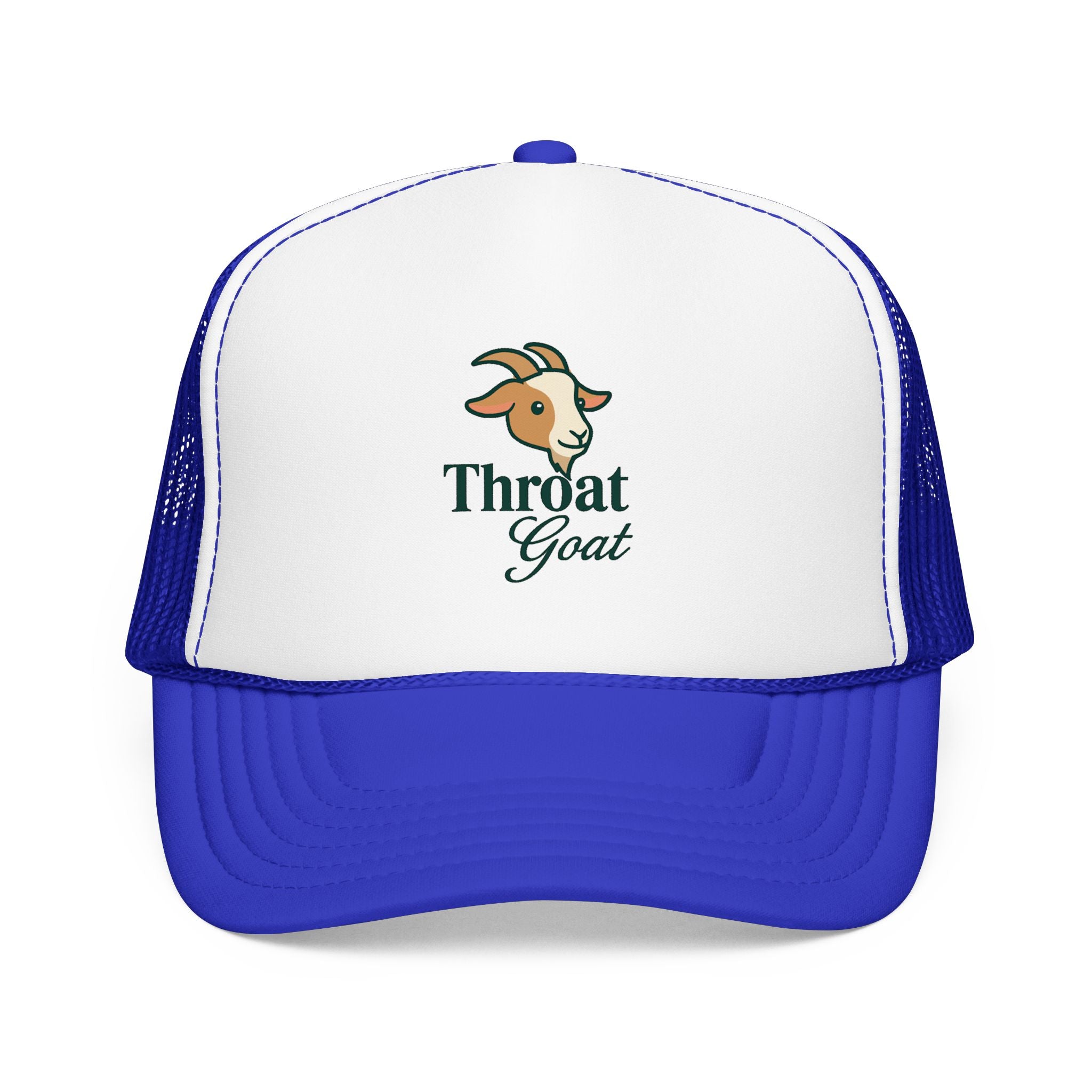 Trucker Hat — 'Throat Goat' Vintage Goat Logo Foam Cap