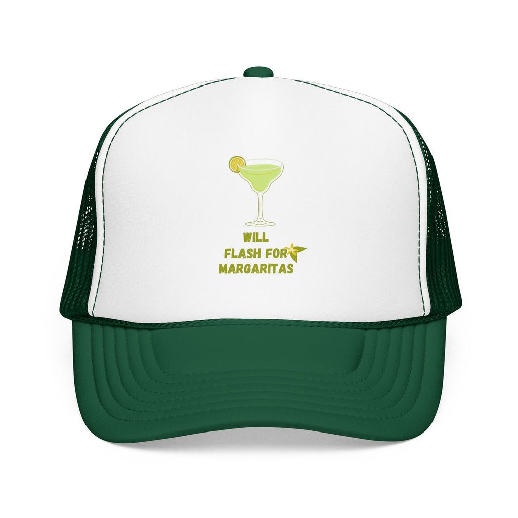 Margarita Foam Trucker Hat — "Still Plays for Margaritas" Mesh Cap