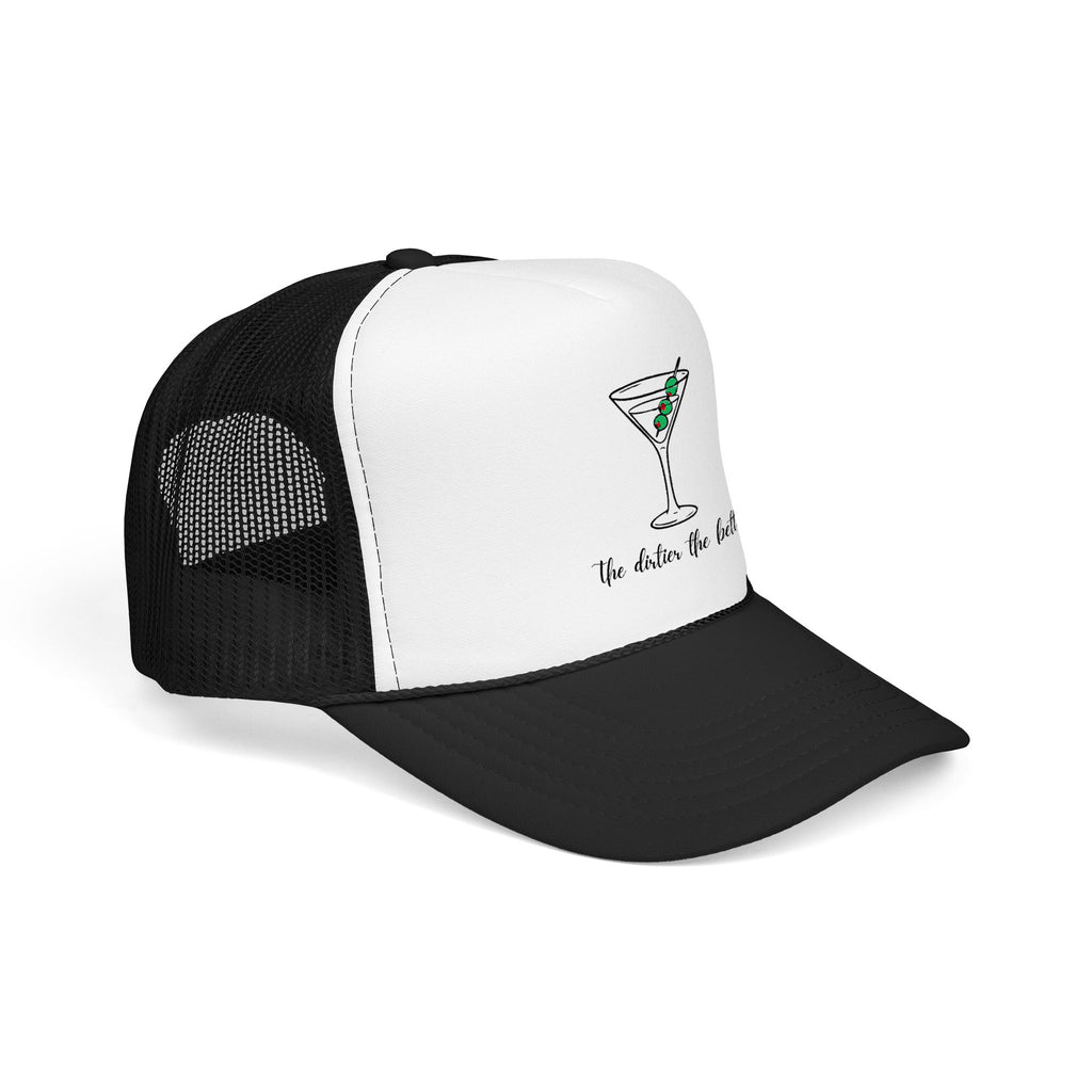 Martini Foam Trucker Hat — 'The Drink Up Butter' Vintage Cocktail Mesh Cap