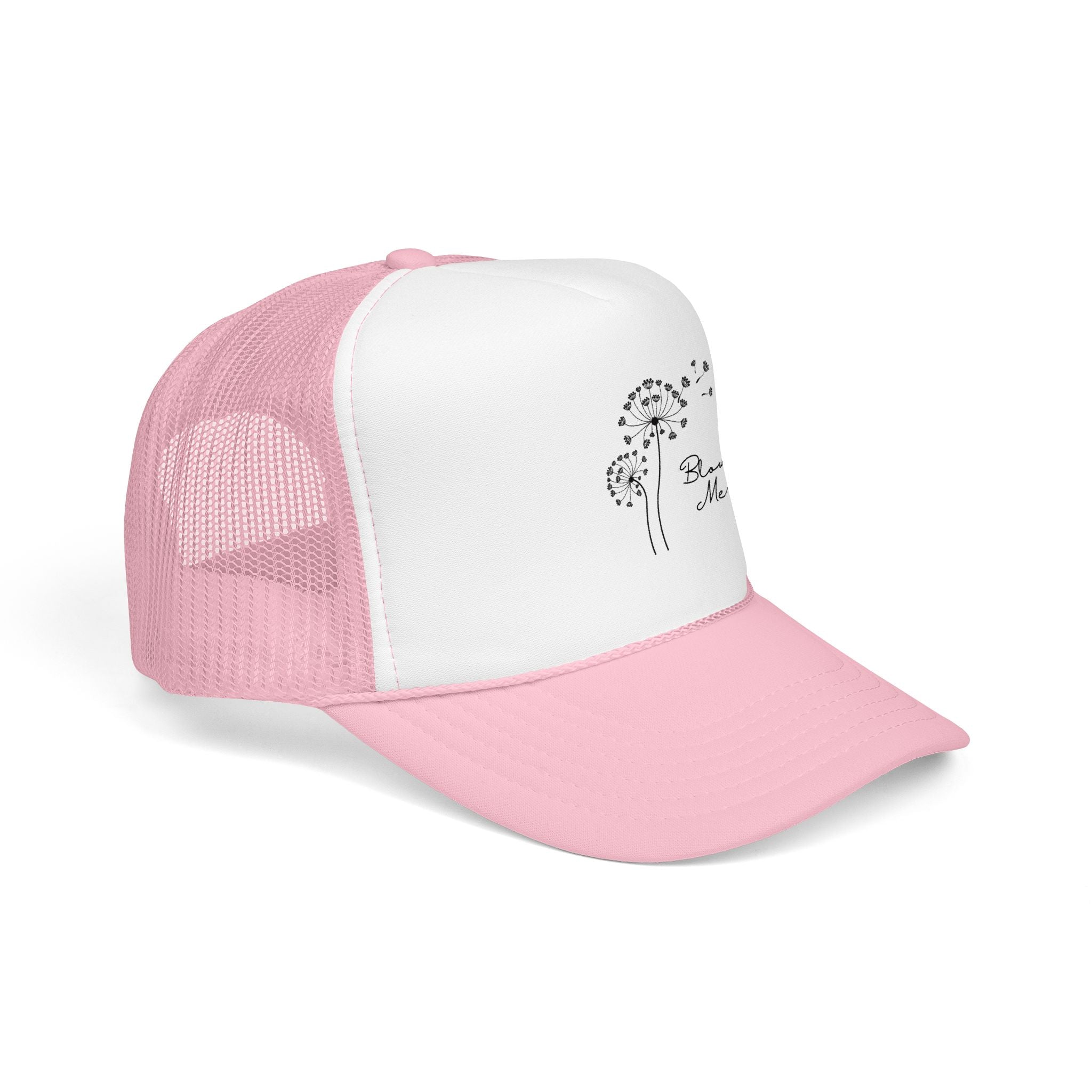 Dandelion Breeze Trucker Hat — 'Make a Wish' Foam Mesh Cap