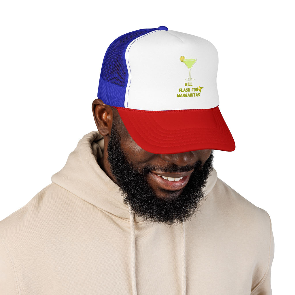 Margarita Foam Trucker Hat — "Still Plays for Margaritas" Mesh Cap