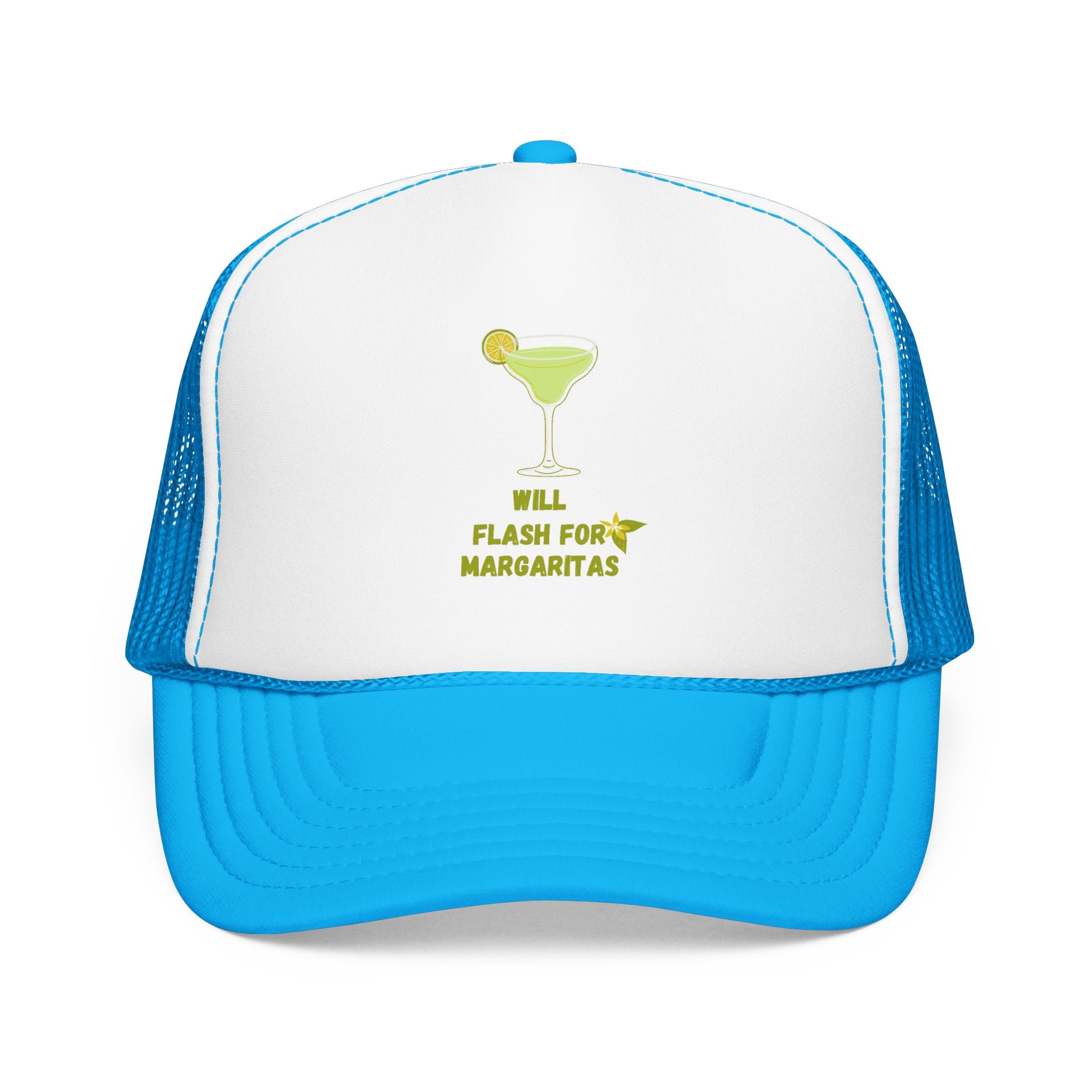 Margarita Foam Trucker Hat — "Still Plays for Margaritas" Mesh Cap