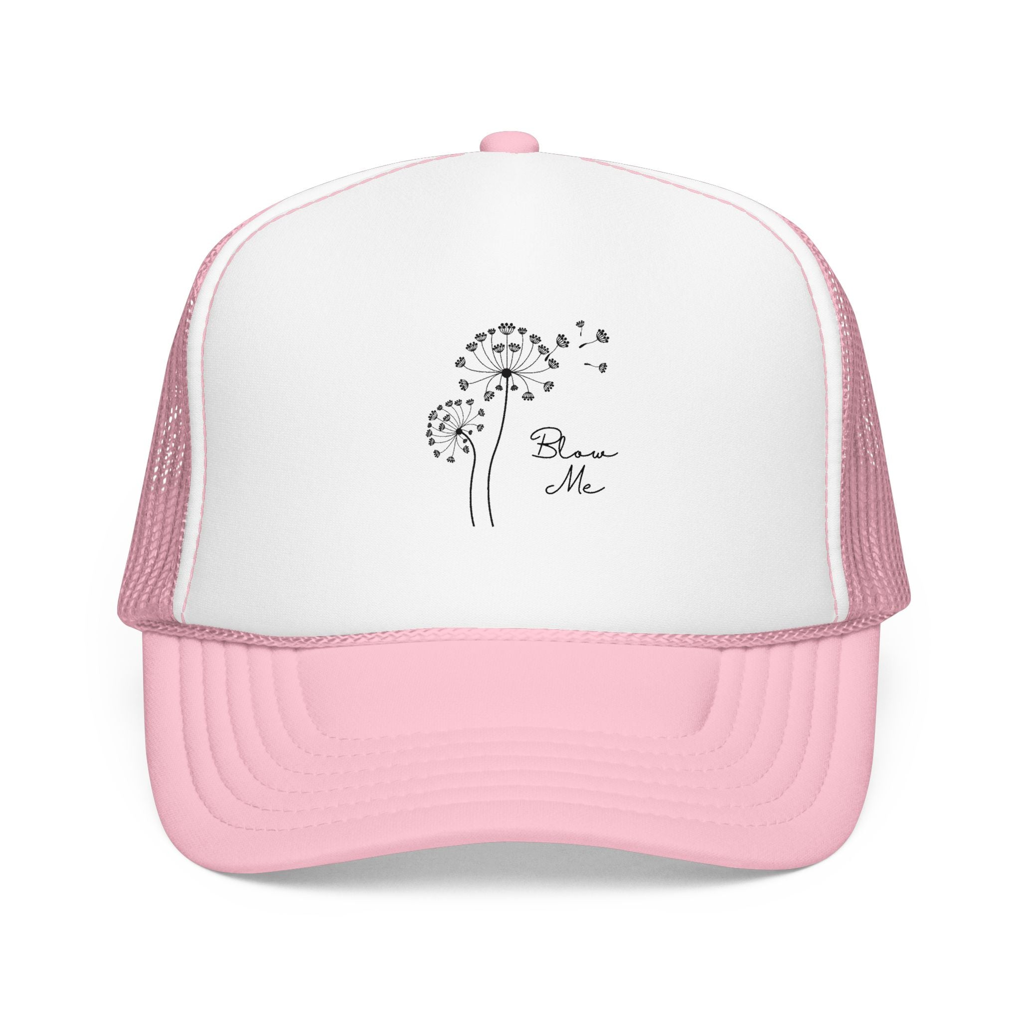 Dandelion Breeze Trucker Hat — 'Make a Wish' Foam Mesh Cap