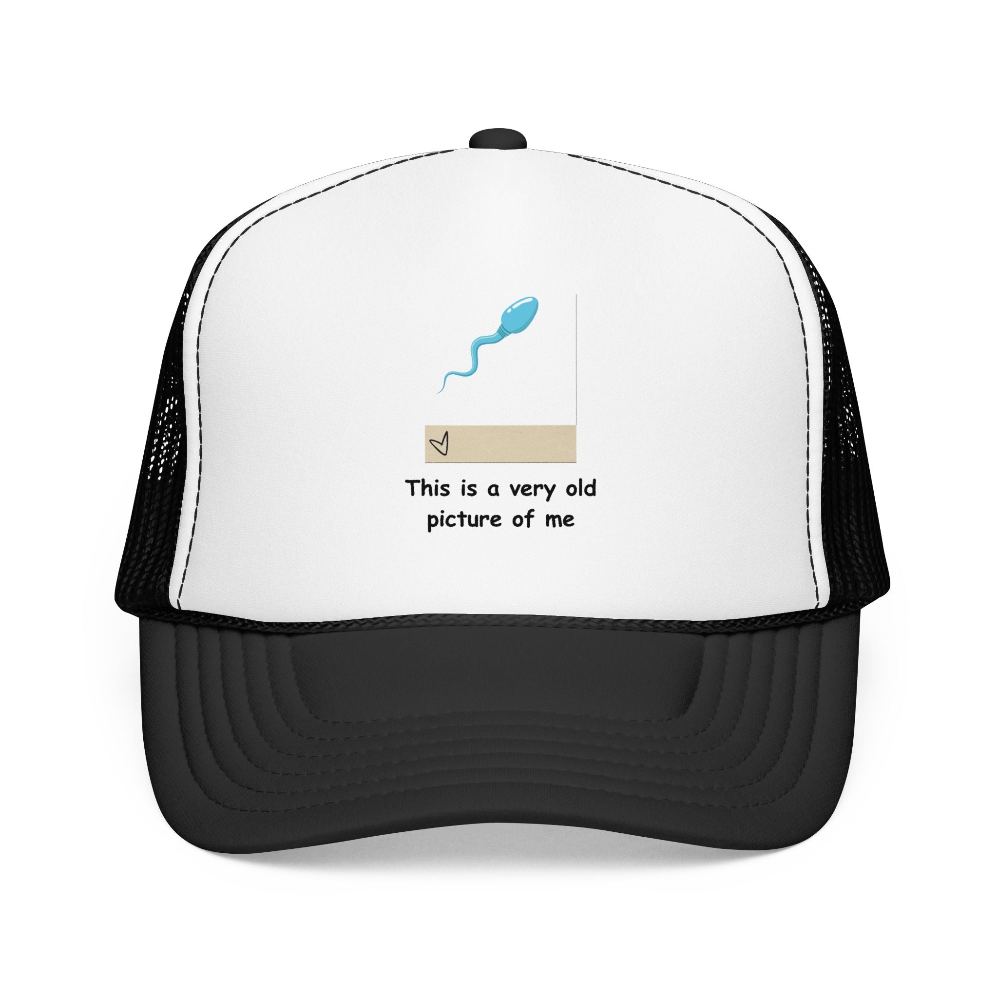 Trucker Hat — “Loading… Please Wait” Sperm Progress Graphic Foam Trucker Hat