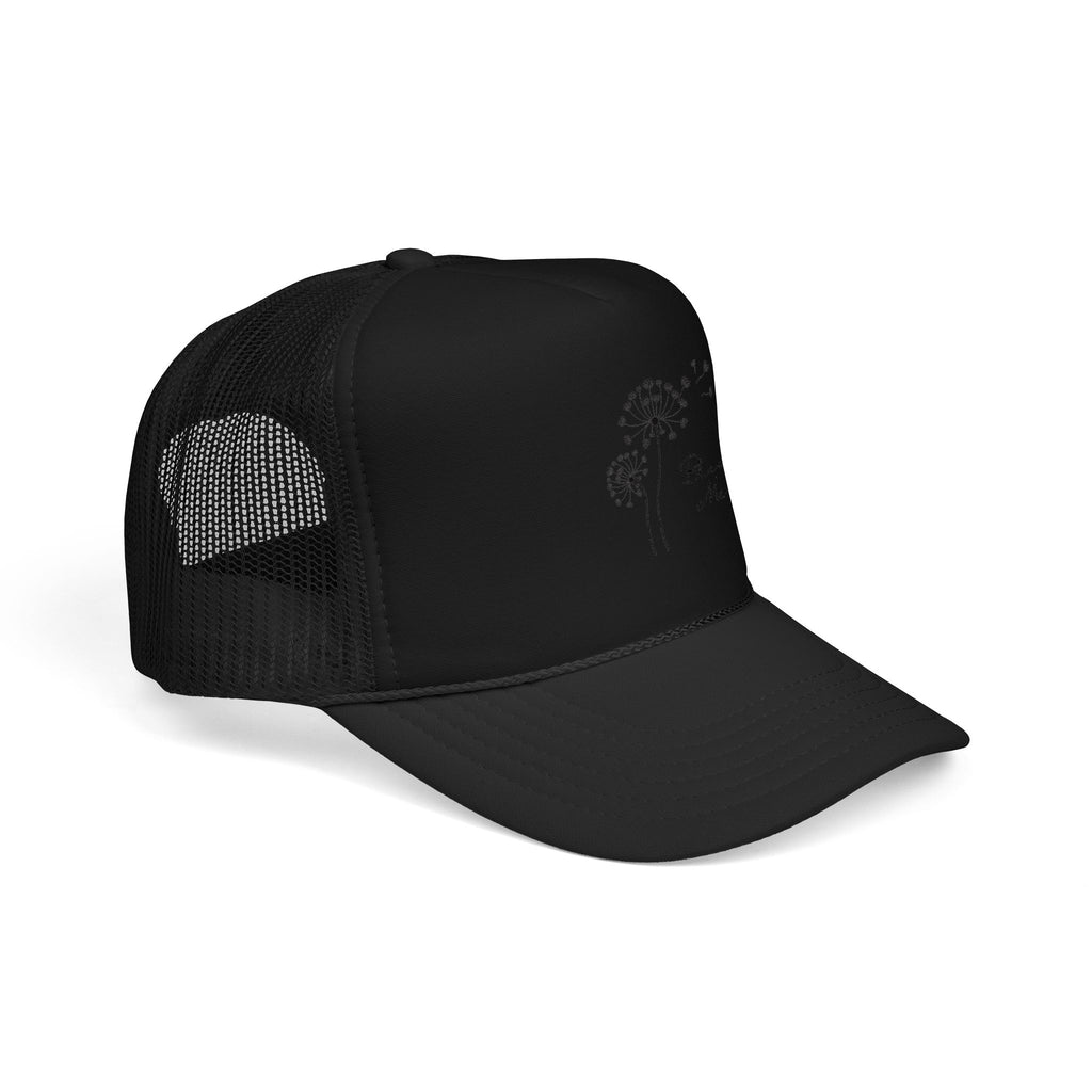 Dandelion Breeze Trucker Hat — 'Make a Wish' Foam Mesh Cap