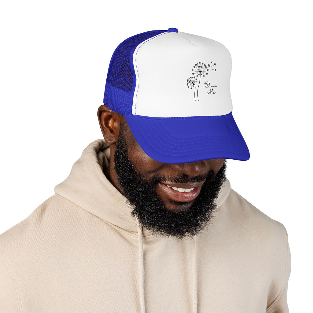 Dandelion Breeze Trucker Hat — 'Make a Wish' Foam Mesh Cap