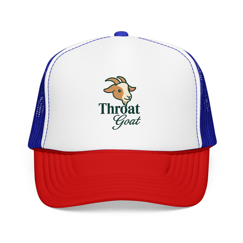 Trucker Hat — 'Throat Goat' Vintage Goat Logo Foam Cap